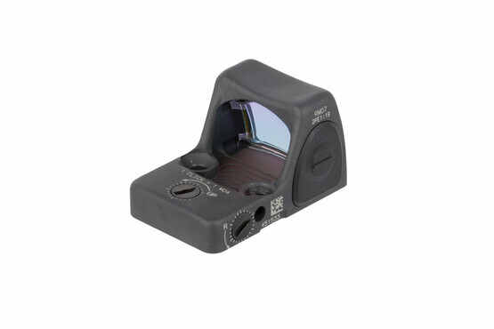 Trijicon sniper grey 6.5 MOA adjustable RMR Type 2 reflex sight features repeatable 1 MOA click adjustments